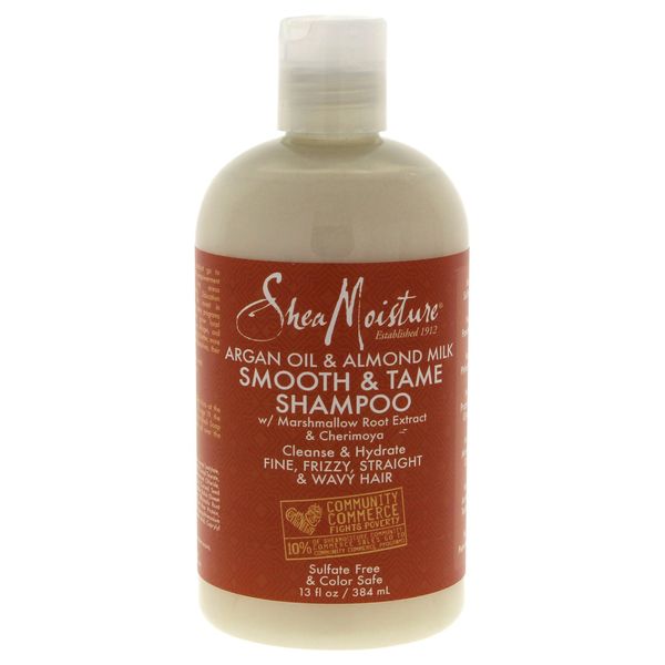 Argan Oil & Almond Milk Smooth & Tame Conditioner by Shea Moisture for Unisex - 13 oz Conditioner