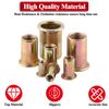 520PCs Rivet Nut to Rivnut Tool Nut Setter Thread Setting Nutsert Gun Metric&SAE