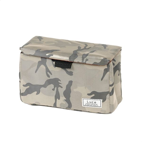 Kenko AOS-LU1IB S-GJC LUCE Camera Bag Inner Box Small 1.7L Greige Camouflage