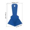 sourcing map Inside Corner Trowel 4 Inch Drywall Corner Tool Plastic Corner Knife, Blue 2pcs