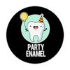 Party Enamel Funny Tooth Pun Gift PopSockets Swappable PopGrip