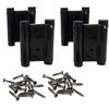 Double Action Spring Hinge Stainless Steel 3inch Self Closing Door 4Pcs Set