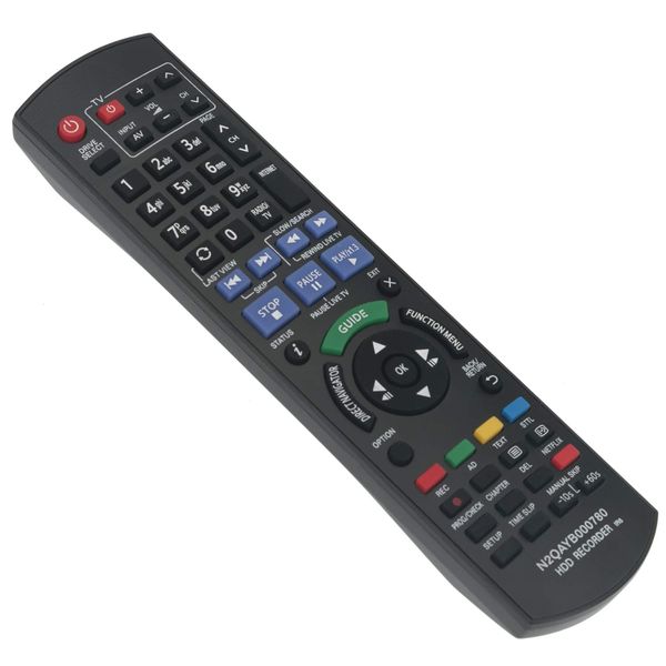 N2QAYB000780 Replace Remote Control - VINABTY n2qayb000780 for Panasonic Recorder DMR-HWT130 DMR-HWT130EB DMRHWT130 DMRHWT130EB DMR-HWT230 DMRHWT230 DMR-HWT230EB DMRHWT230EB DMR-HW120EBK DMRHW120EBK