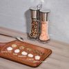 Pepper Grinder 2pcs Stainless Steel Refillable Salt and Pepper grinder with stand