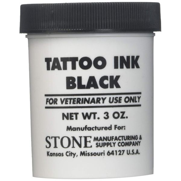 Stone Manufacturing 6500 Tattoo Ink Paste(6) Black 3OZ