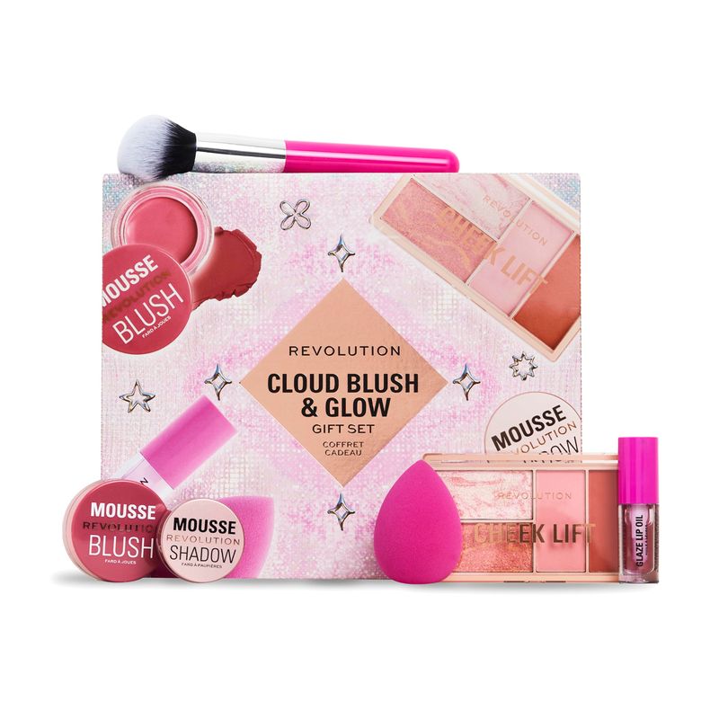 Revolution Beauty Set Regalo Cloud Blush & Glow, 6 Pezzi con Ombretti ...
