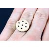 Miniblings Biscuit Ring Double Cookie Chocolate Chips + Bite UDJustable