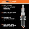 Autolite 5245 Copper Resistor Automotive Replacement Spark Plugs (4 Pack)