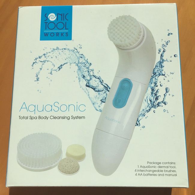 Sonic Tool Works Aquasonic Dermal tool Total Spa Body Cleansing System Sealed