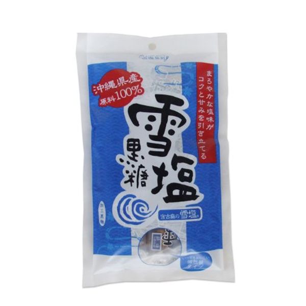 Okinawa Prefecture Snow Salt Brown Sugar, 4.2 oz (120 g) x 2 Pack Set