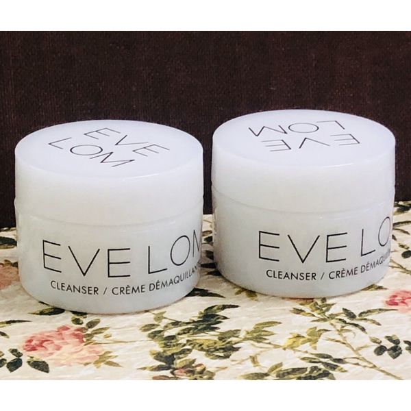 2 X EVE LOM Face Cleanser Facial Cleansing Cream 8ml/0.26oz Each X 2