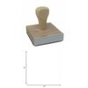 Infusion Surfboard Rubber Stamp, 2 X 2'' Wood Stamp