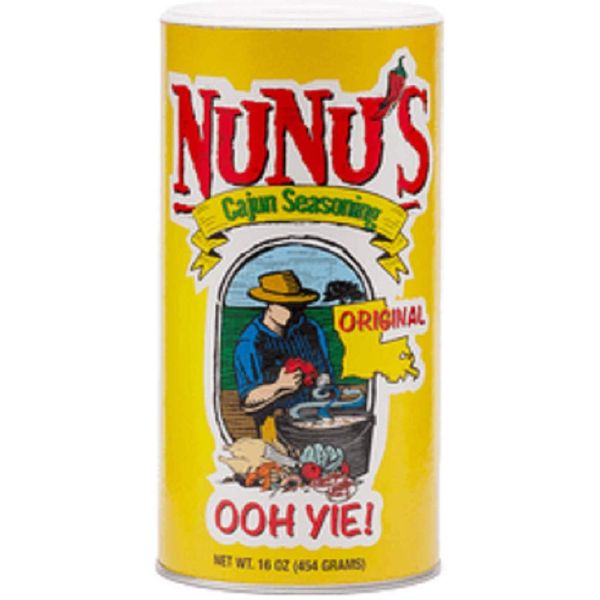 NuNu's Original All Purpose Cajun Seasoning, 16 Ounce Large Shaker