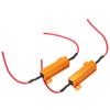 24v led resistor + Akozon Load Resistor 2Pcs 50W 8ohm Wirewound Load Resistor Decoder Fix LED Bulbs Hyper Flash Turn Signal Blinker