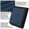 Auto Dynasty High Flow Engine Air Panel Filter Drop-in Reusable & Washable Compatible with Mazda 6 / MPV (Blue)