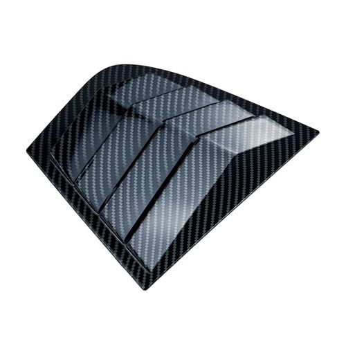 Arkdeffon 2 Pcs Side Window Louvers Scoop Cover Compatible with Kia Stinger 2018 2019 2020 2021 2022 (Carbon Fiber Look)