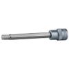 KS Tools 922.3851-3/8" Hex Screwdriver Socket, L.110 mm - 5 mm - Long Version - Ultimate® Range - Chrome Vanadium - Satin Chrome Finish