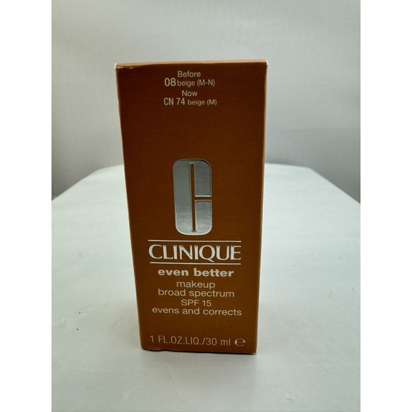 Clinique Even Better Makeup SPF 15 CN 74 Beige | Evens and Corrects