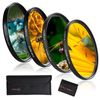 GREEN.L 77mm Close-up Filter Set(+1,+2,+4,+10), Professional Macro Filter for Camera Lens