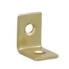 8-Pack Everbilt 3/4 inch Satin Brass Finish Corner Bracket Support Braces 20374