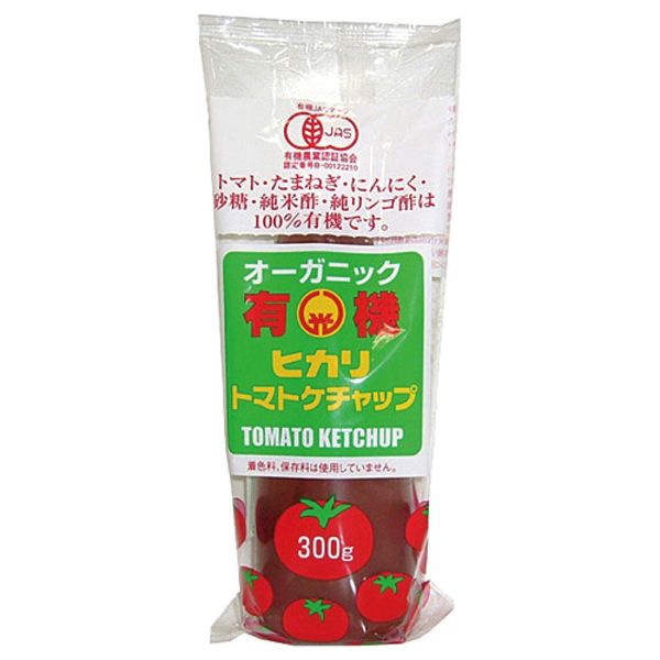 Additive-free Hikari Organic Tomato Ketchup (In Tube) 10.6 oz (300 g) x 1 pc. ★ Compact ★ Organic ketchup made from overseas and domestic organic tomatoes that make full use of the natural sweetness.