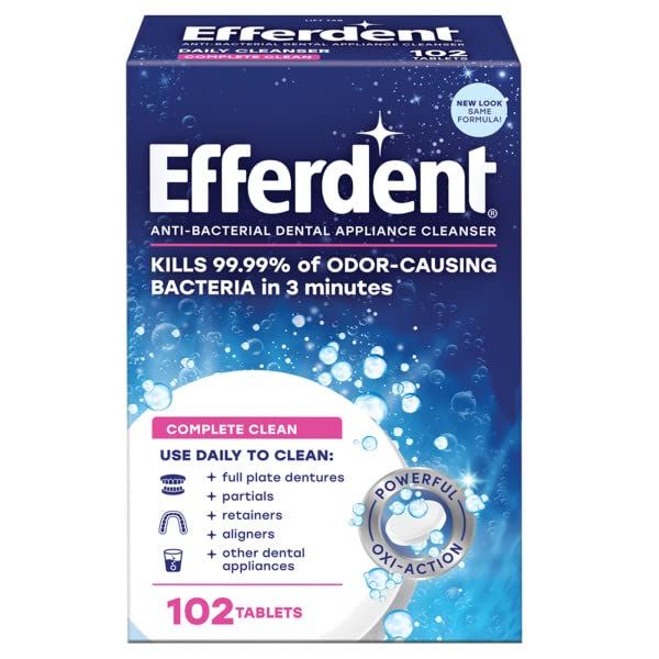 Efferdent Denture Cleaner, 90 ct