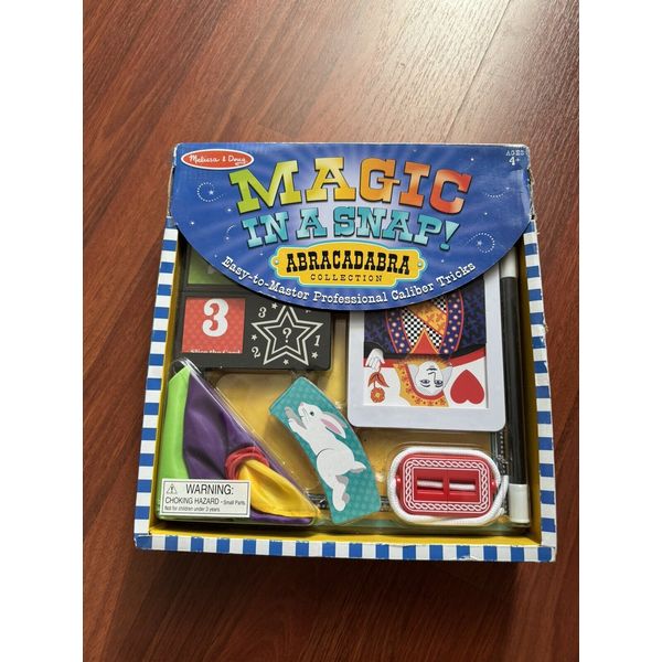 Melissa & Doug Magic In A Snap! Abracadabra Collection Magic Tricks Set 10 Pcs.