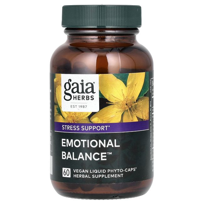 Emotional Balance, 60 Vegan Liquid Phyto-Caps