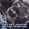 GlowShift -4 an Fuel Rail Fuel Pressure Sensor Thread Adapter Compatible with Chevy GM LS1 LS2 LS3 LS6 Engines