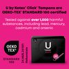 U by Kotex Tampons, Click Compact, Super Absorbency, Unscented, 45 Count