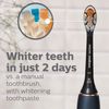 Philips Sonicare Genuine A3 Premium All-in-One Replacement Toothbrush Heads, 2 Brush Heads, Black, HX9092/95