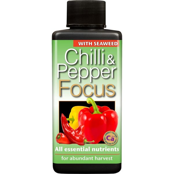 Chili Focus Liquid Fertilizer Balanced Nutrient Solution for Peppers 100ml to 5L