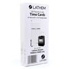 Lathem Universal Time Clock Cards, 2-Sided Bi-Weekly Format, 100 Pack Numbered, White Tag Stock for 7000E Recorder, 3 1/2 X 7 1/4