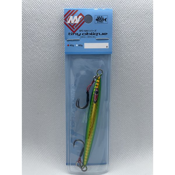 Sea Floor Control Tiny Oblique (with hook) 40g #7 Gold Green