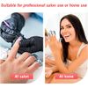 YIAGUN Foil Nail Wraps Remover, 100 PCS Nail Foil Aluminium Wraps, with Pre-Attached Lint-Free Cotton Pads for Fast & Gentle Soak Off Gel Polish Removing