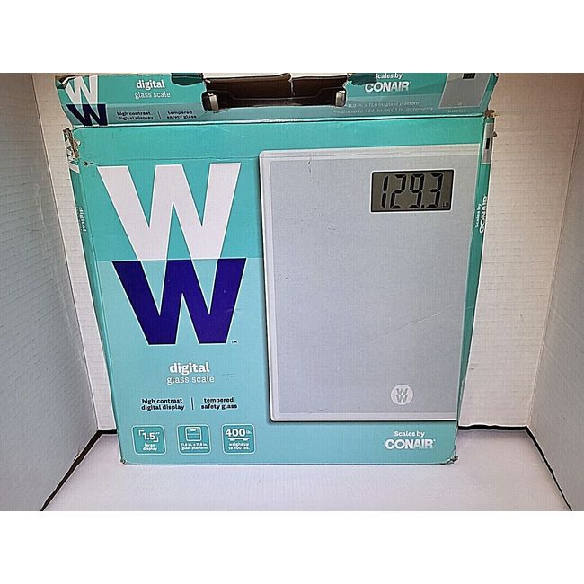 Weight Watchers Scales by Conair Bathroom Scale for Weight, Glass