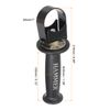 sourcing map Adjustable Rotary Tool Side Handle Rubber Coated Drill Front Grip for 0810 Electric Pick Hammer