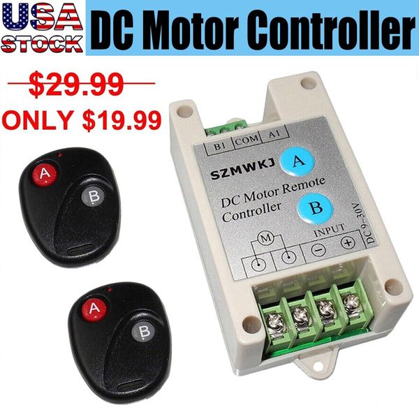 DC Motor Linear Actuator Controller Wireless Remote Control Kit RV Auto Car Lift