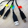 Papershop Coloured Labels (x70) - Five Colours - Red, Blue, Green, Yellow & White - Many Uses - Multi-Coloured Rectangular Colour-Coding Stickers