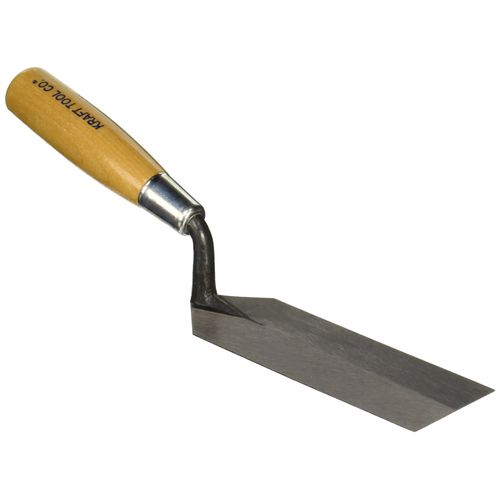 Kraft Tool GG434 Margin Trowel with Wood Handle, 6 x 2-Inch