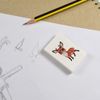 2 x 45mm 'Cute Red Deer' Erasers/Rubbers (ER00039844)