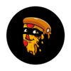 Pizza Slice Ninja, Fast Food Warrior Assassin PopSockets Swappable PopGrip