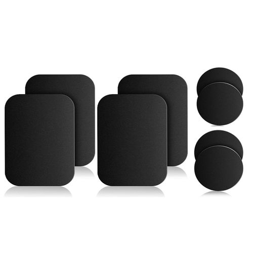 Phone Holder Car 8 Pack Metal Plate with 3M Adhesive Sticker Universal for Car Magnetic Phone Mount