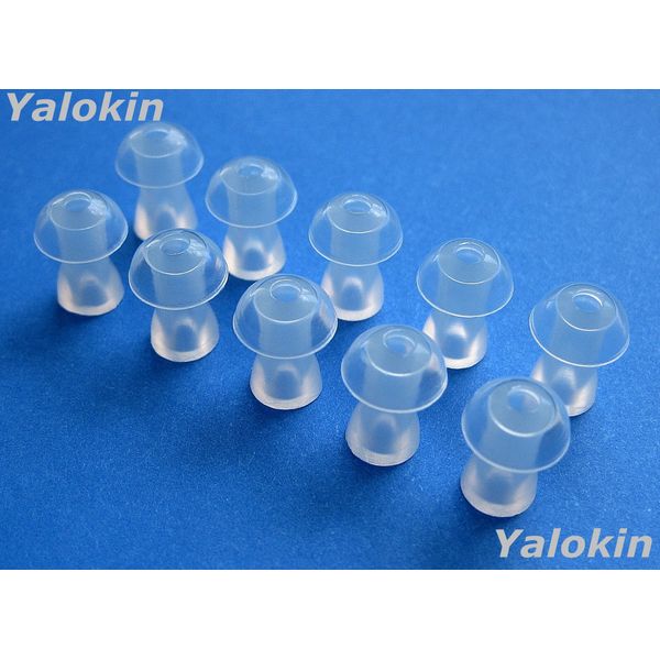 10 Small Eartips for Walker's BTE Hearing Aids - Replacement Mushroom Eargels