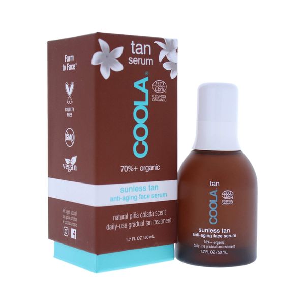 COOLA Organic Sunless Self Tanner Face Serum, Dermatologist Tested Anti-Aging...