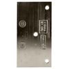 CRL V1E044SN Satin Nickel Vienna 044 Series Wall Mount Offset Back Plate Hinge