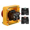 Heschen Red Sign Emergency Stop Switch Push Button Switch 660V 10A with Box (1)