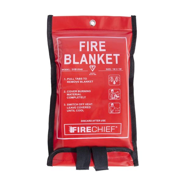 1m x 1m Soft Case Fire Blanket (Kitemarked)