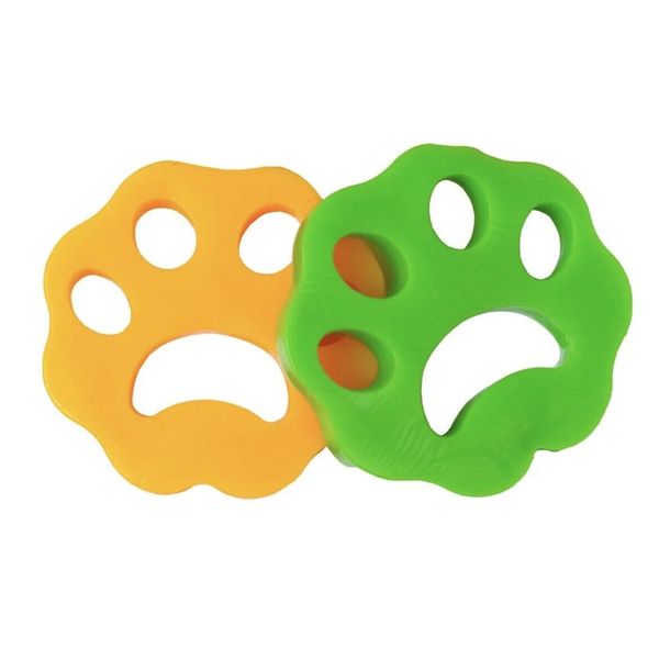 Pet Hair Remover Fur Catcher Throw In Washing Machine Reusable 4 Paws For $7