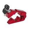 bravedog Motorcycle Lock Universal Motorcycle Handle Throttle Grip Security Lock (Red)
